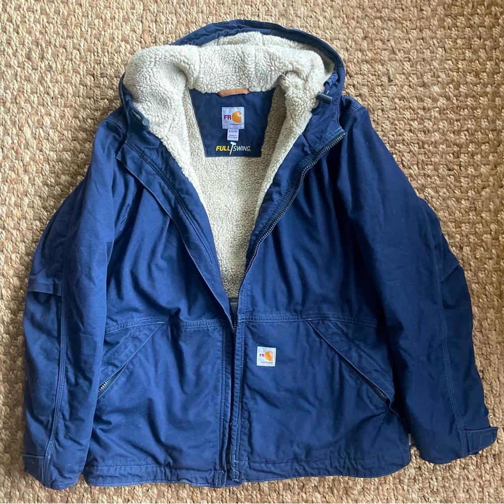 Women’s Carhartt Jacket (Flame resistant/sherpa lining)
